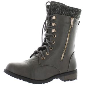 Forever Link Mango-31 Grey Womens boots 10 NEW